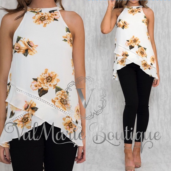 ValMarie Tops - LAST 1 SZ 10! Premium quality floral Blouse